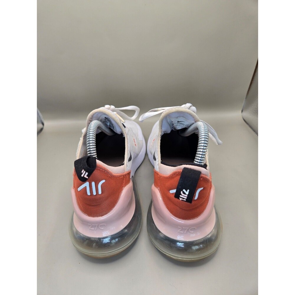 Nike Air Max 270 Shoes Women's 8 White Burnt Sunrise Athletic Running Sneakers - Picture 6 of 9